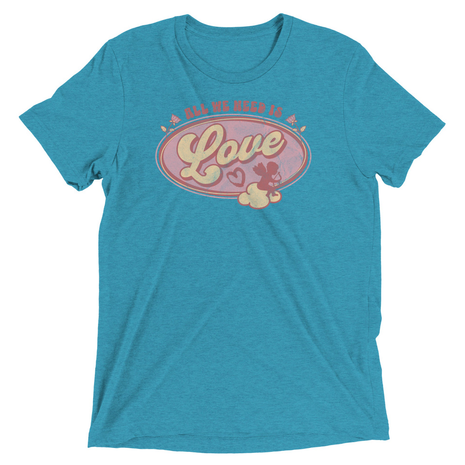 All We Need Is Love - Cupid Unisex Tri-Blend T-Shirt