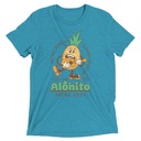 Alohito Natural Juices - Pineapple Mascot Unisex Tri-Blend T-Shirt