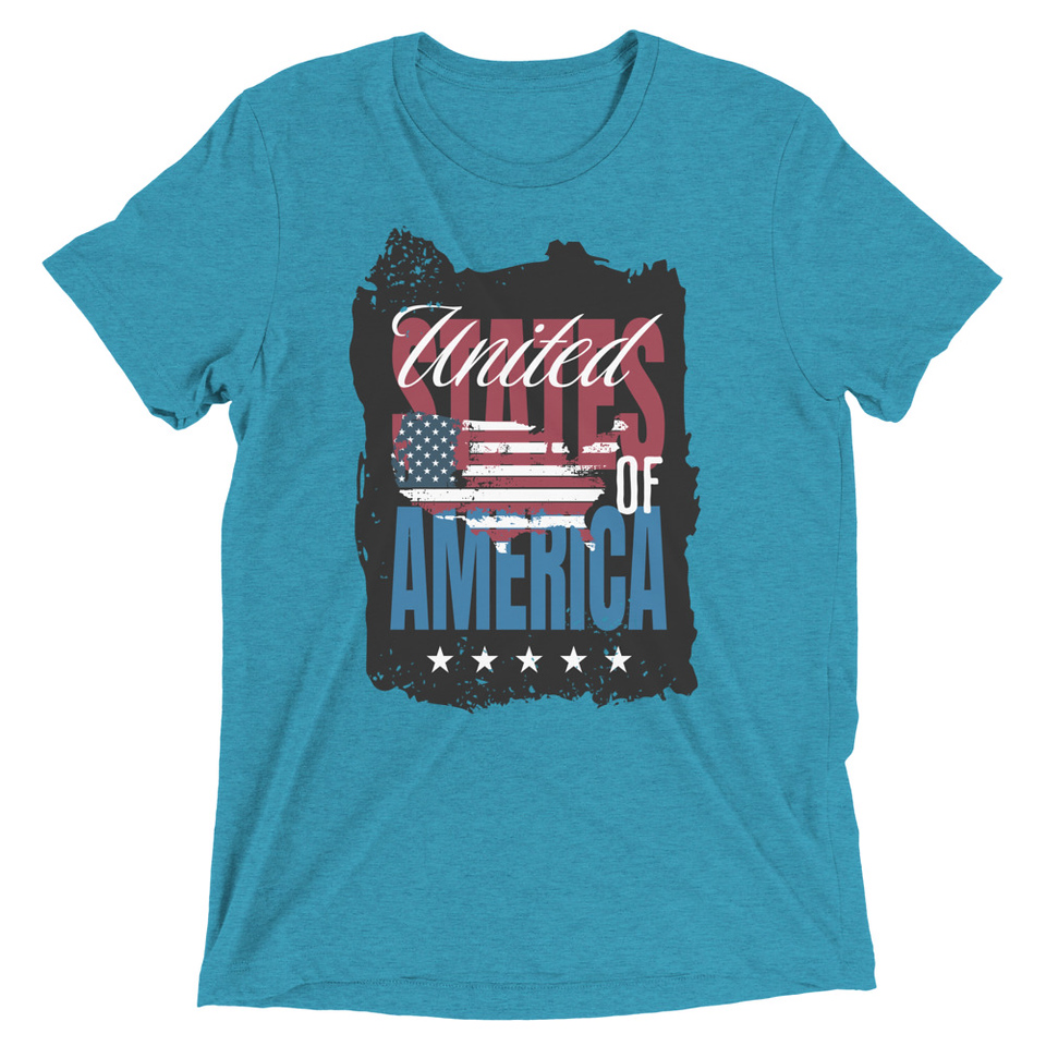 America (3) Unisex Tri-Blend T-Shirt