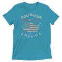 America - Land Of The Free Unisex Tri-Blend T-Shirt