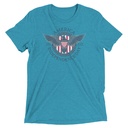 American Eagle Badge Unisex Tri-Blend T-Shirt