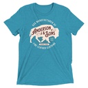 Anderson & Sons Leather Clothing - Buffalo Unisex Tri-Blend T-Shirt