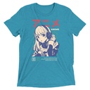 Anime Girl Unisex Tri-Blend T-Shirt