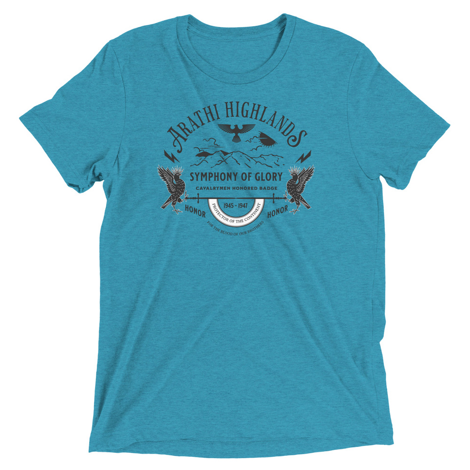 Arathi Honor Badge - Veteran Unisex Tri-Blend T-Shirt