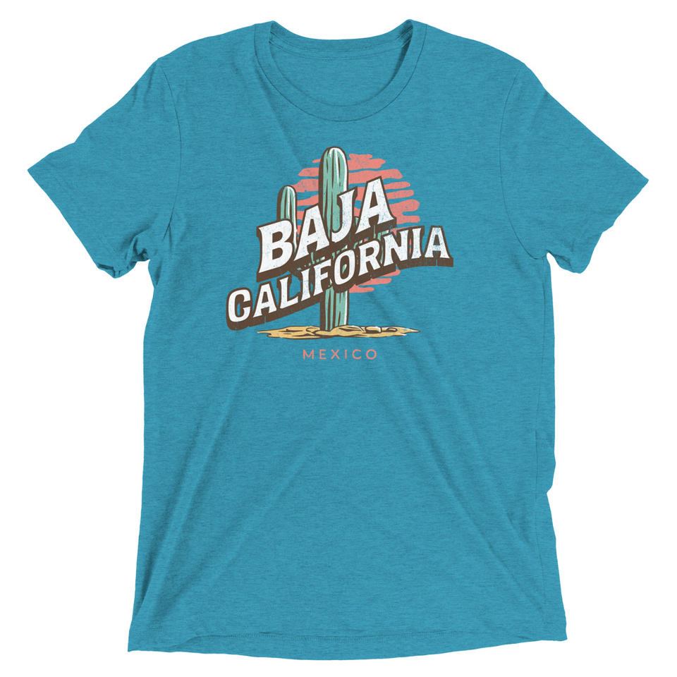 Baja Cali Mexico Unisex Tri-Blend T-Shirt