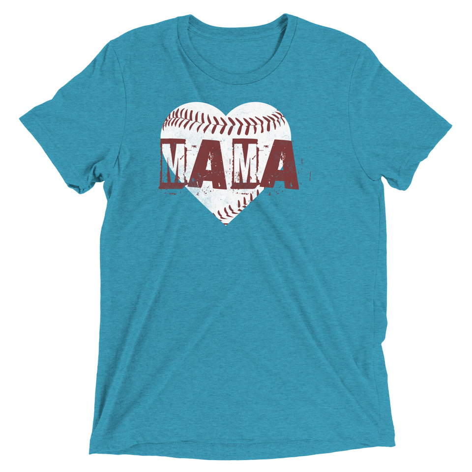 Baseball MAMA Unisex Tri-Blend T-Shirt