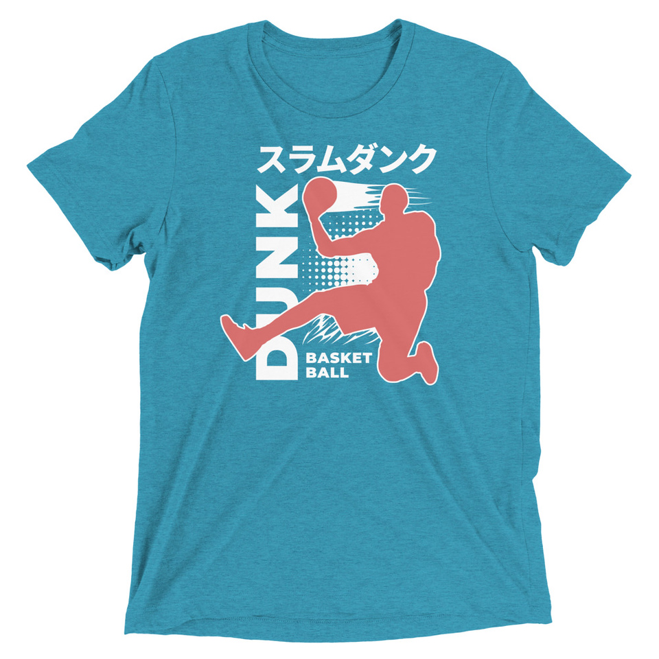Basketball Dunk Unisex Tri-Blend T-Shirt