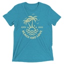 Beach and Love Unisex Tri-Blend T-Shirt