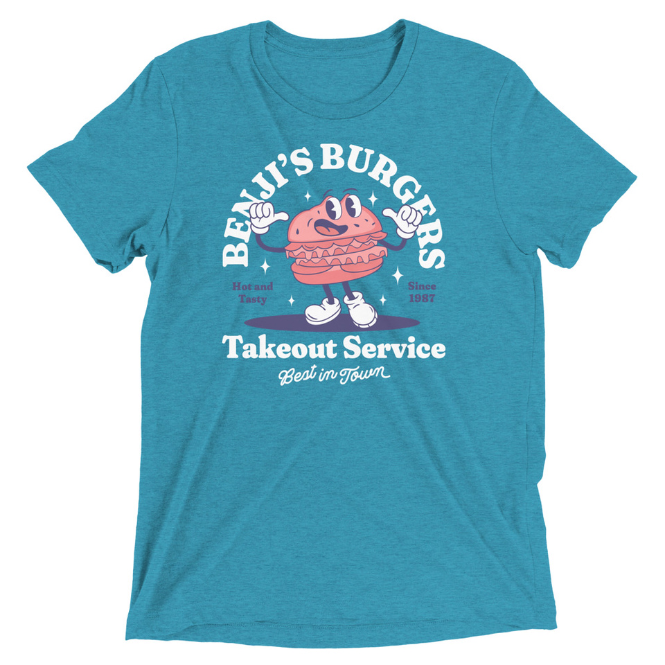 Benji's Burgers - Fast Food Unisex Tri-Blend T-Shirt