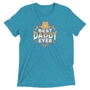 Best Daddy Ever - Cowboy Hat Unisex Tri-Blend T-Shirt