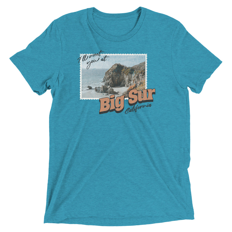 Big Sur, Cali Unisex Tri-Blend T-Shirt