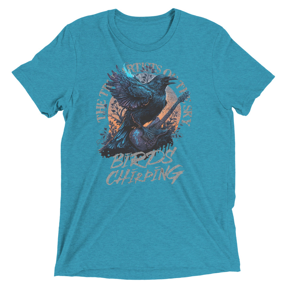 Birds Chirping Unisex Tri-Blend T-Shirt