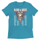 Blood & Basss - Snake and Skull Unisex Tri-Blend T-Shirt