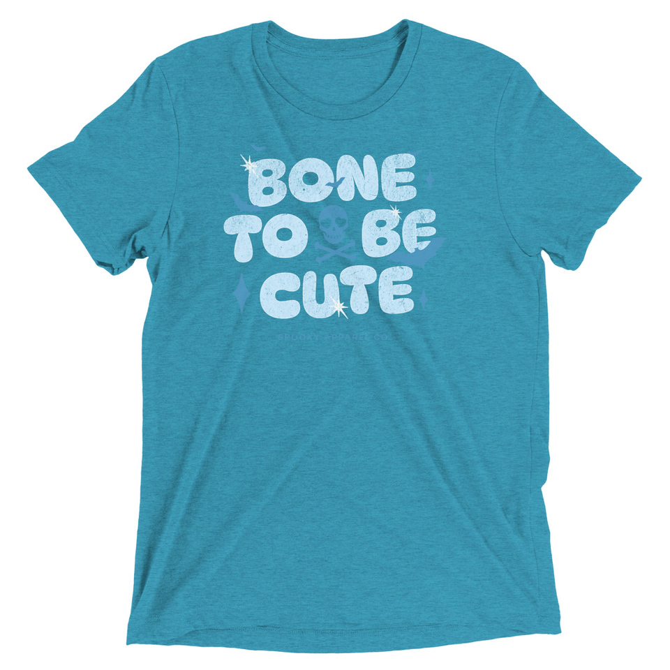 Bone To Be Cute - Halloween Unisex Tri-Blend T-Shirt