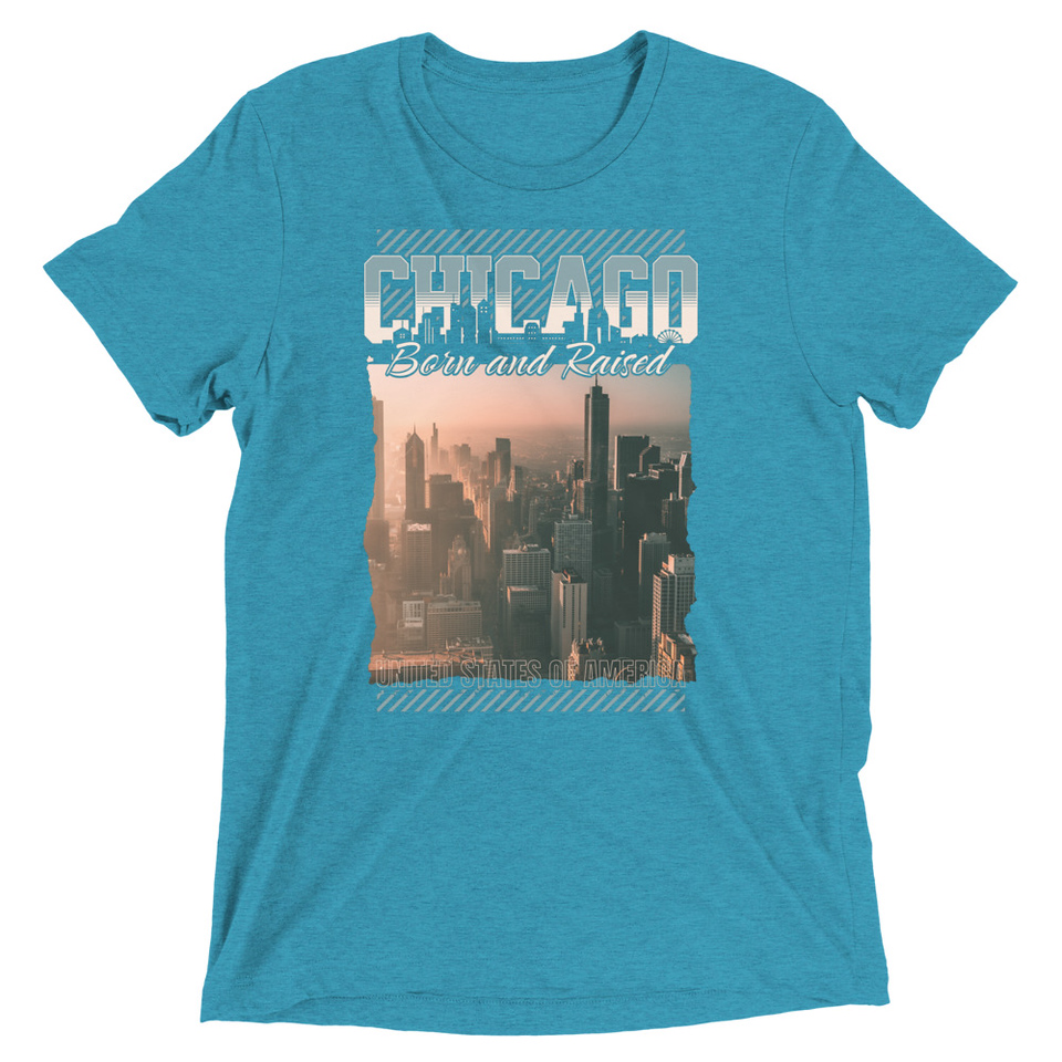 Born and Raised Unisex Tri-Blend T-Shirt