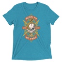 Born To Be Free - Skull Unisex Tri-Blend T-Shirt