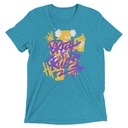 Break the Rules Graffiti - Spray Paint Unisex Tri-Blend T-Shirt