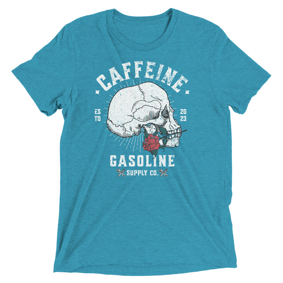 CAFFEINE GASOLINE Unisex Tri-Blend T-Shirt