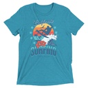 California Surfing - Palm Beach Unisex Tri-Blend T-Shirt