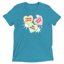 Candy Hearts - Valentine's Day Unisex Tri-Blend T-Shirt