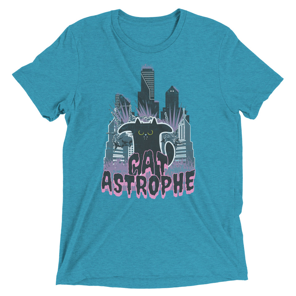 cat-astrophe Unisex Tri-Blend T-Shirt