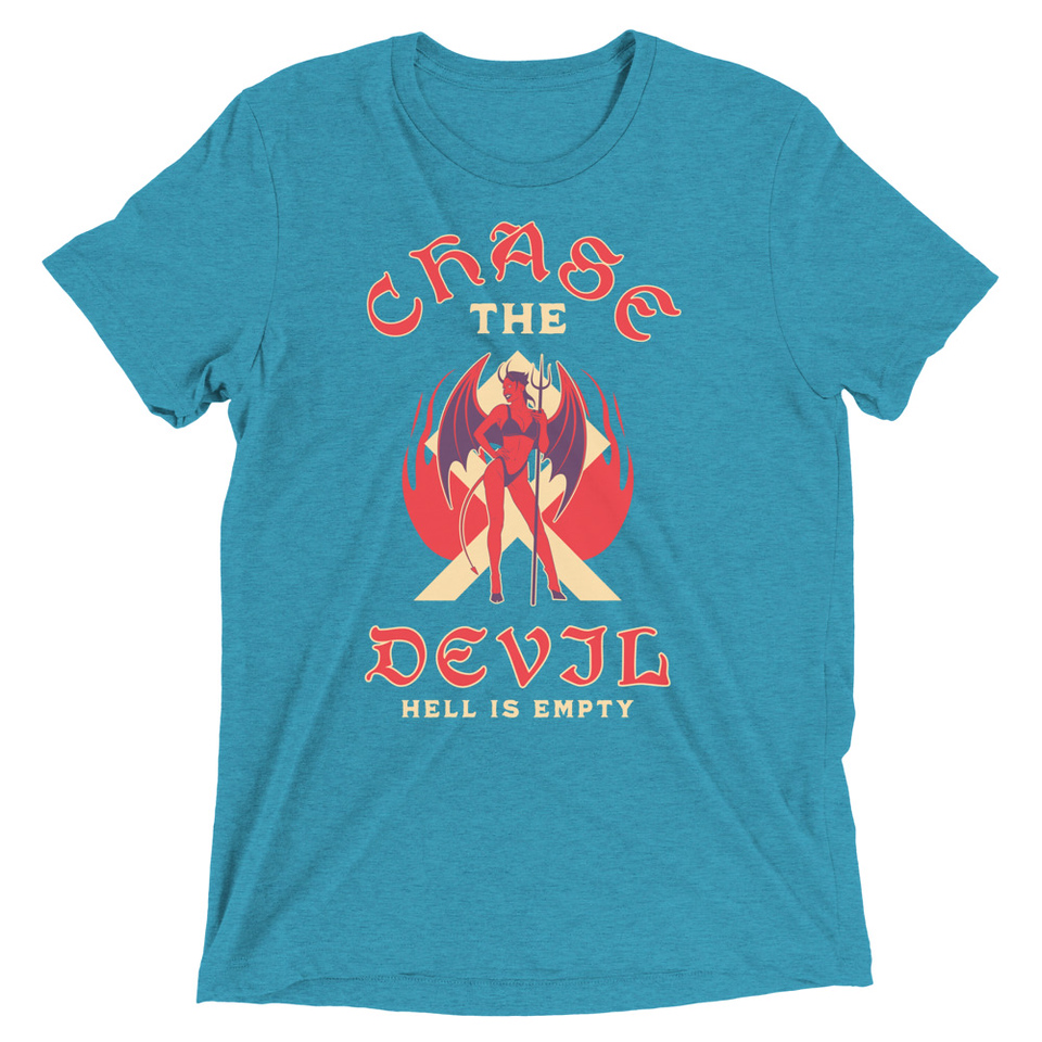 Chase The Devil Unisex Tri-Blend T-Shirt