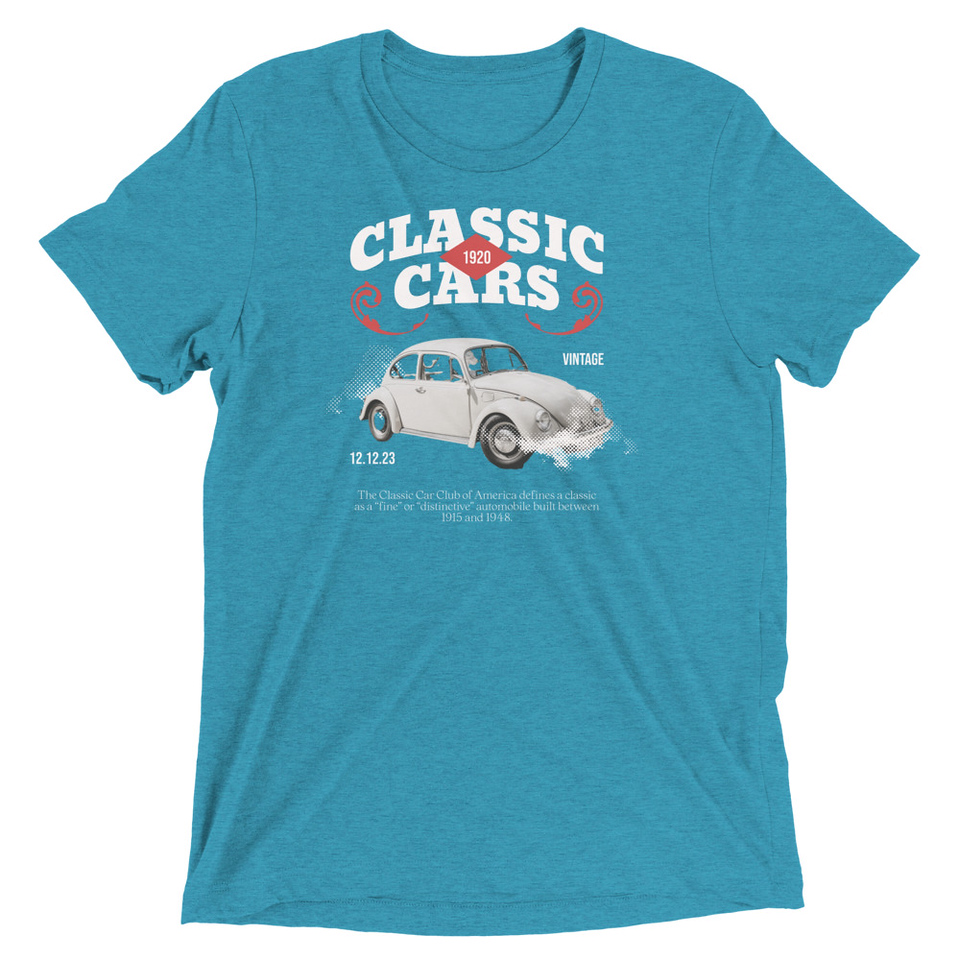 Classic Cars Unisex Tri-Blend T-Shirt