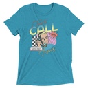 Classic Retro Illustrative Portrait Men Calling Unisex Tri-Blend T-Shirt