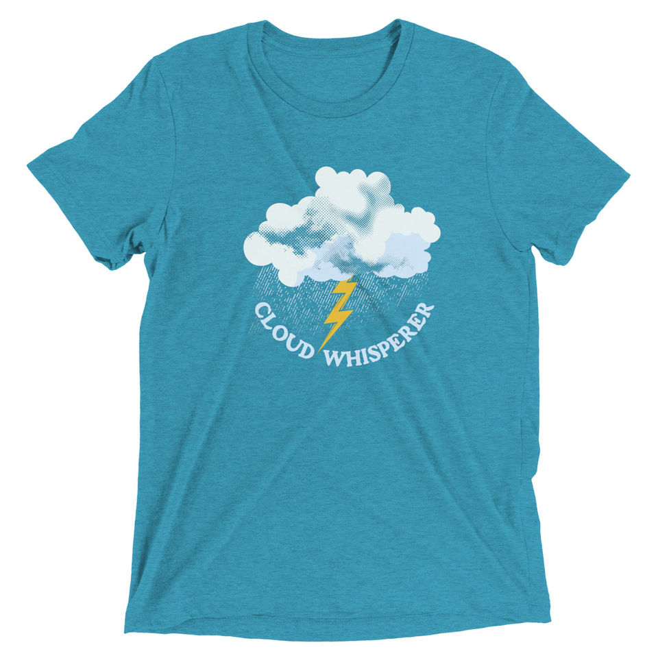 Cloud Whisperer - Rainy Weather Unisex Tri-Blend T-Shirt