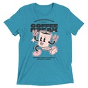 Coffee Break Mascot Unisex Tri-Blend T-Shirt