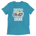 Coffee Energy Drink - Grunge Bolt Unisex Tri-Blend T-Shirt