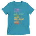 Colorful Retro Keyboard Unisex Tri-Blend T-Shirt