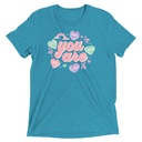 Colorful Self Love Affirmation - Heart Unisex Tri-Blend T-Shirt