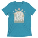Cottagecore Frog Botanical Unisex Tri-Blend T-Shirt