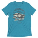 Custom Made Adventures Motors Old School Unisex Tri-Blend T-Shirt