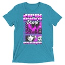 Cyber Punk Escape - Japanese Anime Unisex Tri-Blend T-Shirt