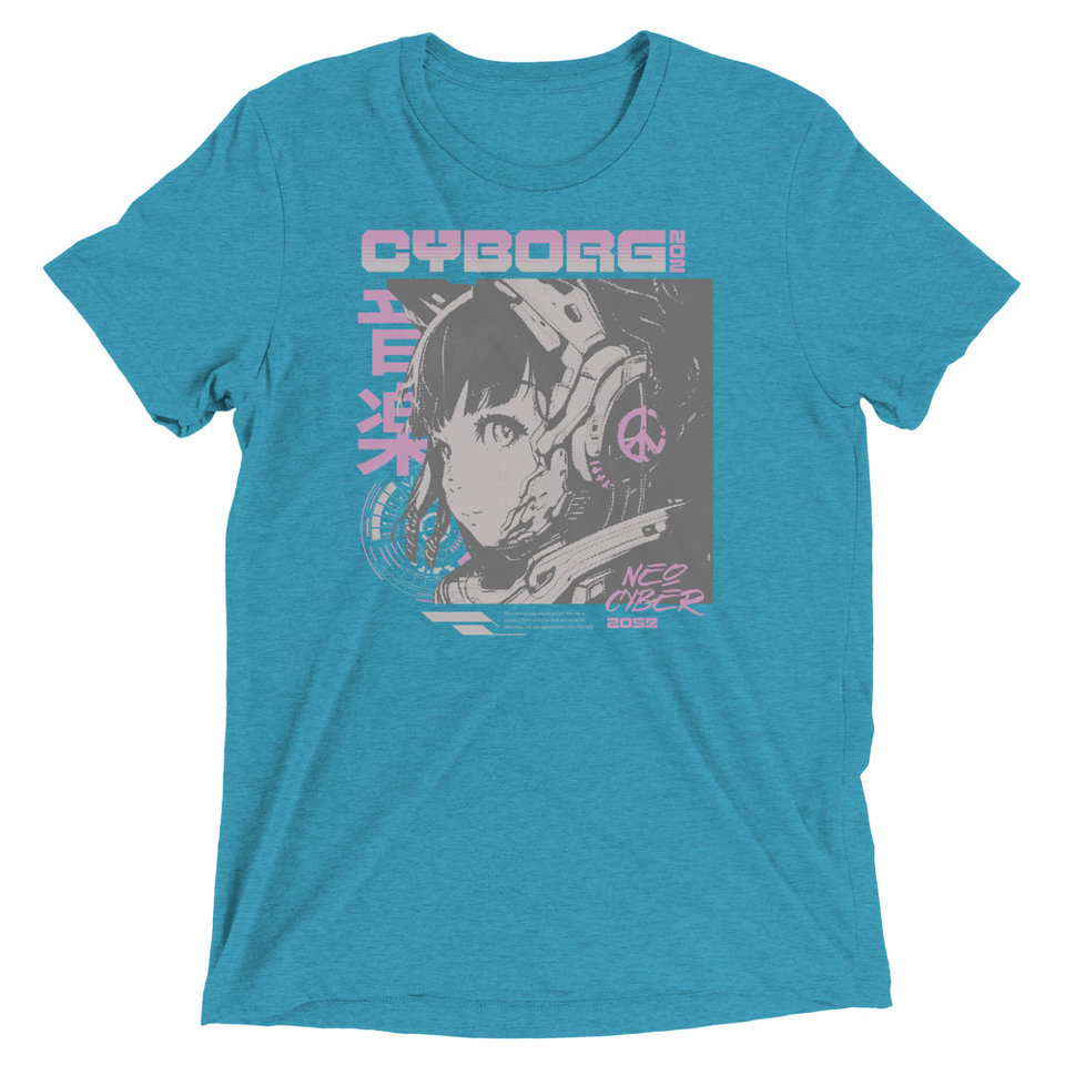 Cyborg - Y2k Style Unisex Tri-Blend T-Shirt