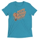 Death Before Decaf - Coffee Unisex Tri-Blend T-Shirt