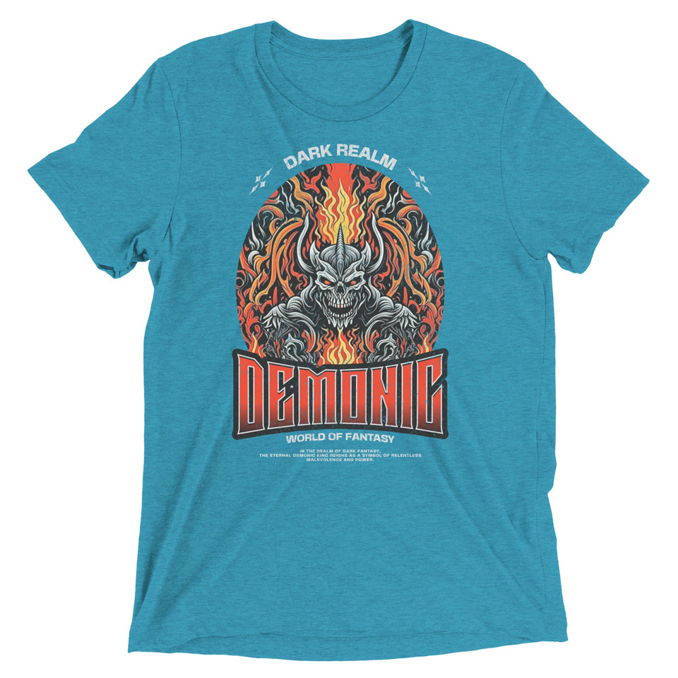 Demonic Unisex Tri-Blend T-Shirt