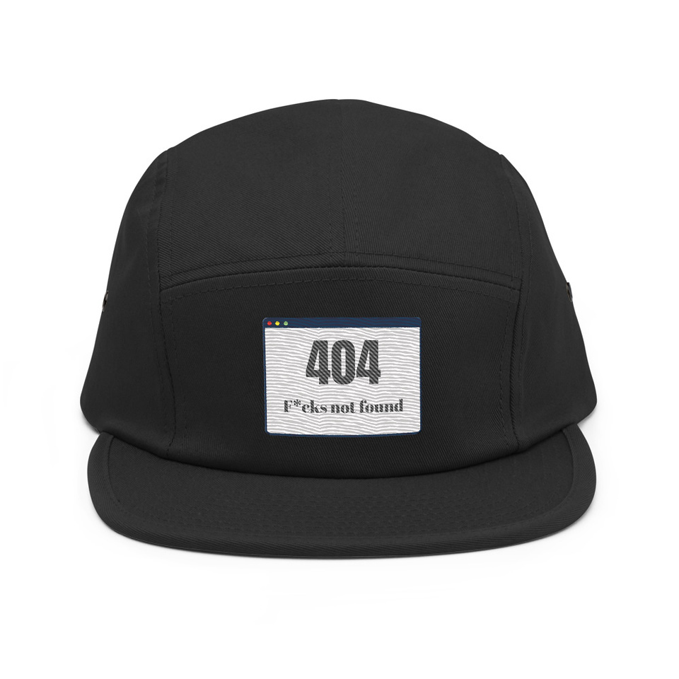 404 5 Panel Cap