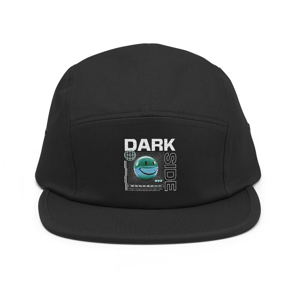 Abstract Y2K 5 Panel Cap