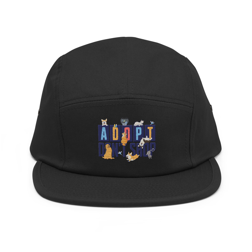 Adopt a Pet - Cute Animal 5 Panel Cap