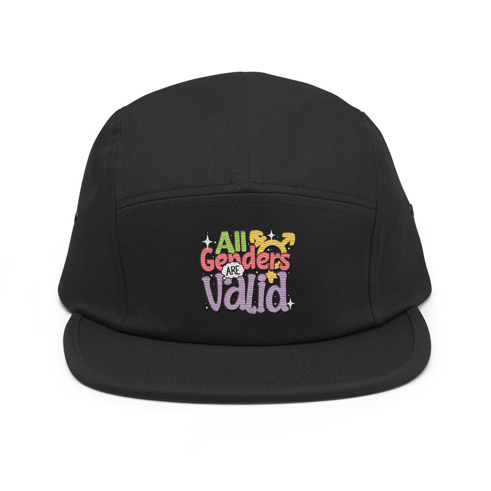 All Genders are Valid 5 Panel Cap