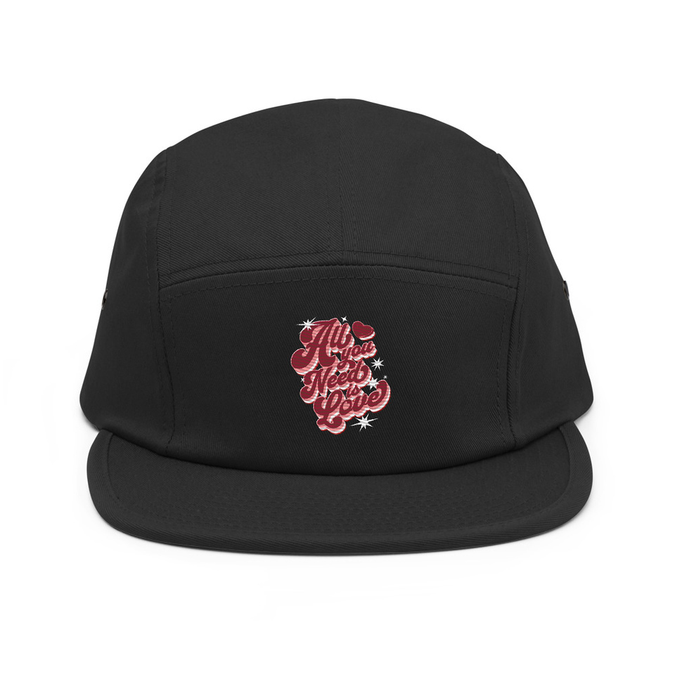 All You Need is Love - Retro Valentines Day 5 Panel Cap