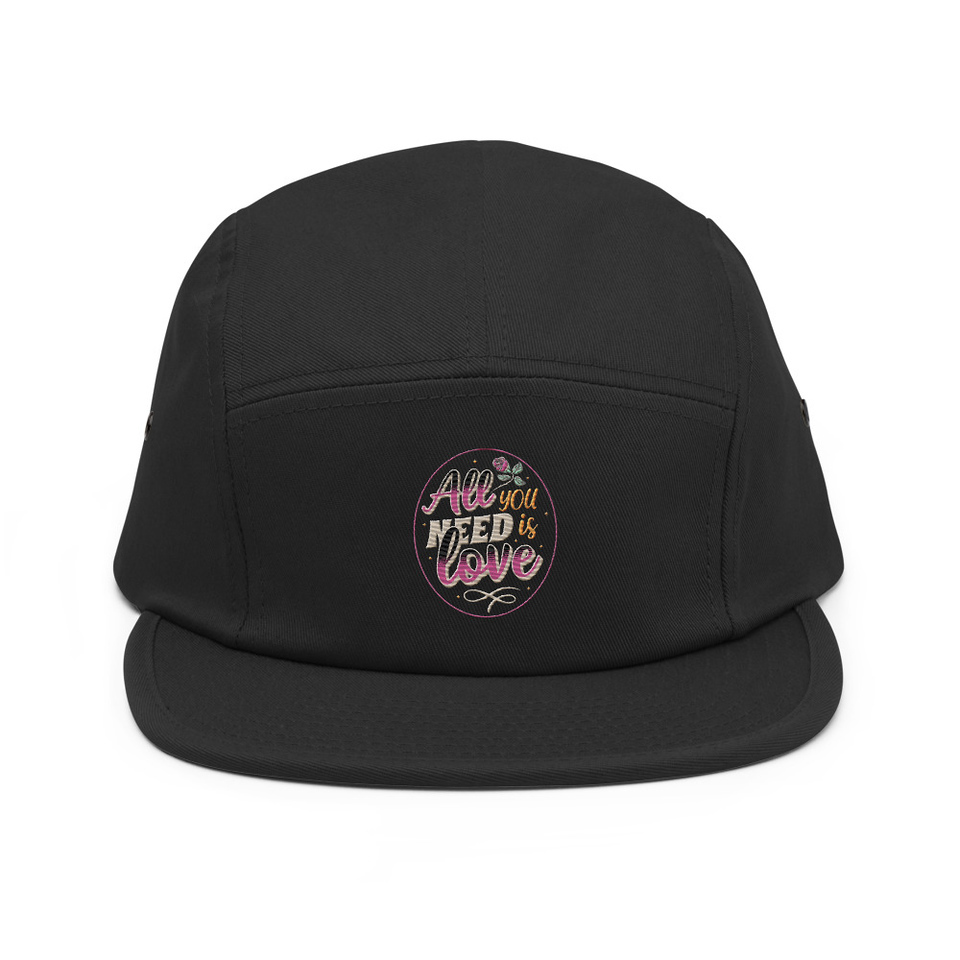 All you Need is Love - Valentines Day 5 Panel Cap