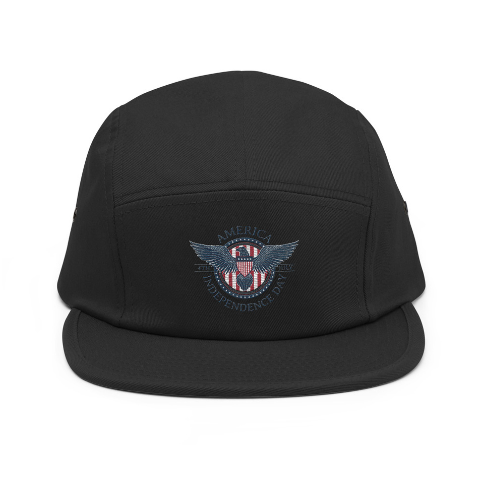 American Eagle Badge 5 Panel Cap