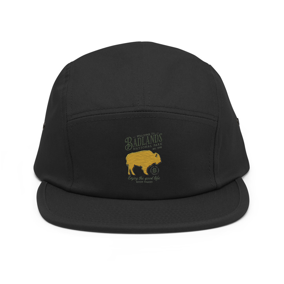 Badlands National Park - Bison 5 Panel Cap