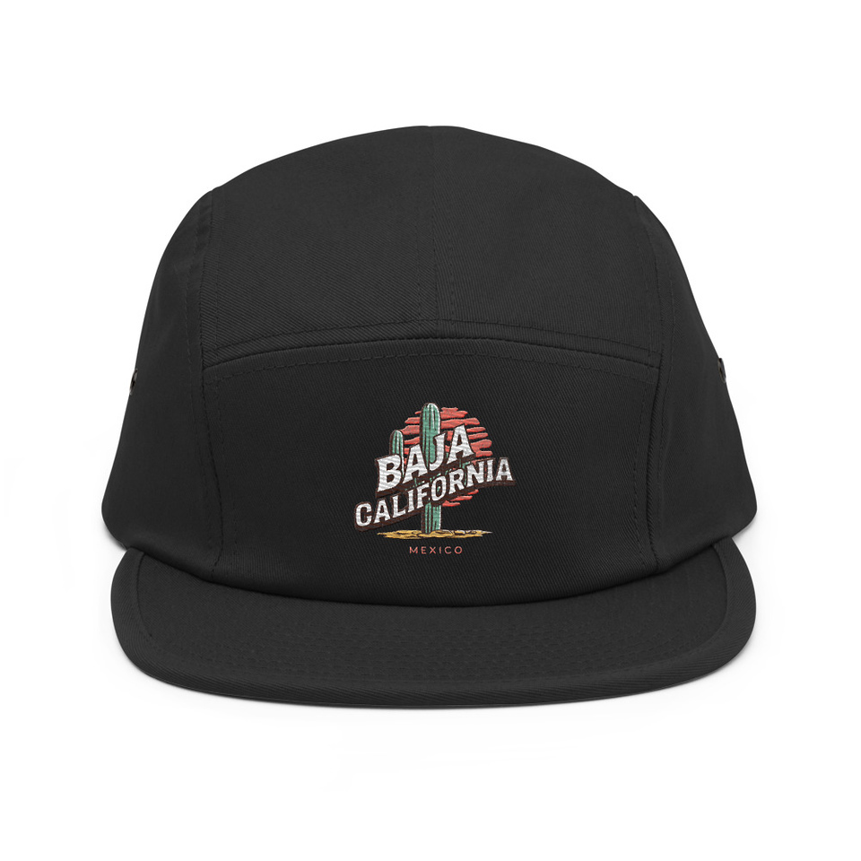 Baja Cali Mexico 5 Panel Cap