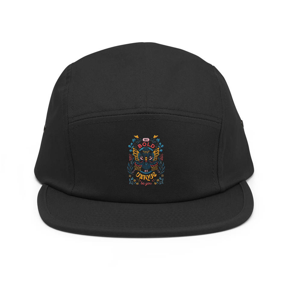 Be Bold Be Unique 5 Panel Cap
