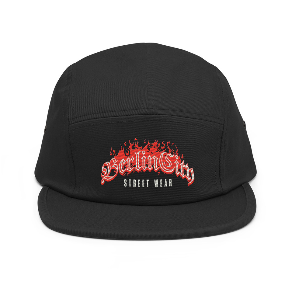 Berlin City Streetwear - Fire 5 Panel Cap